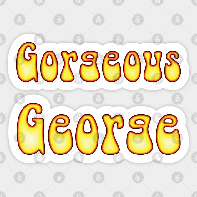 Gorgeous George - Fun with Fire Bubbles Sticker by SolarCross